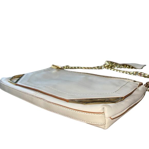 Botkier Shoulder Bag Chain Deco Strap Convertible Purse Leather - Picture 3 of 13